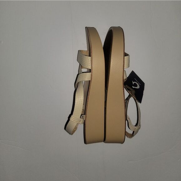 🆕️🩴Olukai Onohi Strappy Sandals, Beige - Sz 10W - Picture 7 of 8